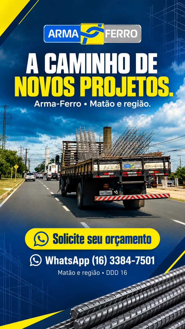 A caminho de novos projetos — arte da campanha armaferro
