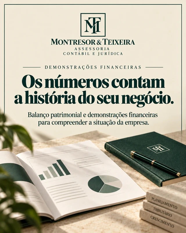 Os números contam a história do seu negócio — arte da campanha montresor teixeira