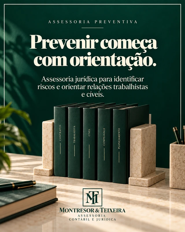 Prevenir começa com orientação — arte da campanha montresor teixeira